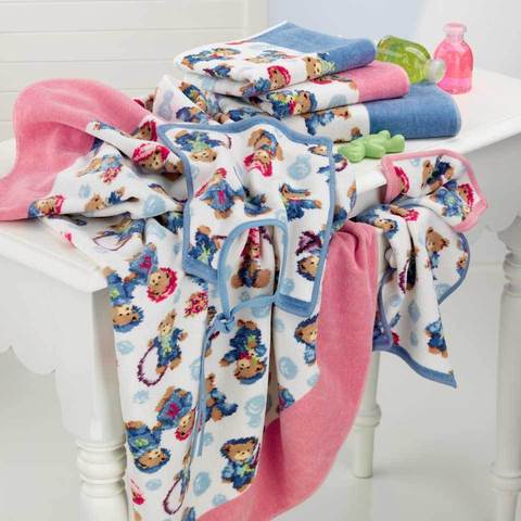 Полотенце детское 25x25 Feiler Little Skippers 202 голубое