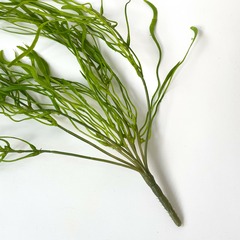 Ампельное  растение, искусственная зелень - Трава Осока свисающая, зеленая, 98 см.
