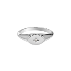 Кольцо печатка Star