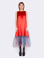 Платье с воланами OLA OLA