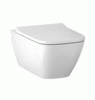 Подвесной унитаз Geberit Smyle Square, с укороченным вылетом, закрытая форма, Rimfree
