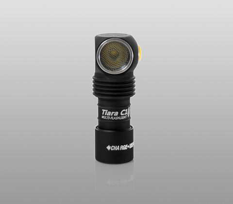 Мультифонарь светодиодный Armytek Tiara C1 Magnet USB+18350, 1050 лм, аккумулятор