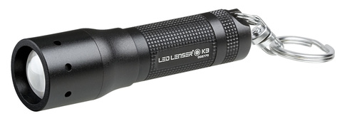 Фонарь брелок Led Lenser K3, чёрный, светодиодный, LR41 (8313)