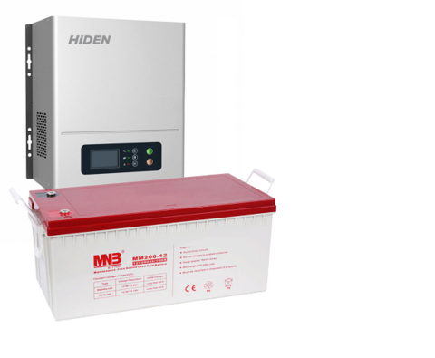 Комплект ИБП HIDEN HPS20-0612N+MNB MM200-12