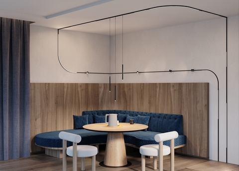 Магнитный трековый светильник Maytoni Basis TR190-1-5W3K-B