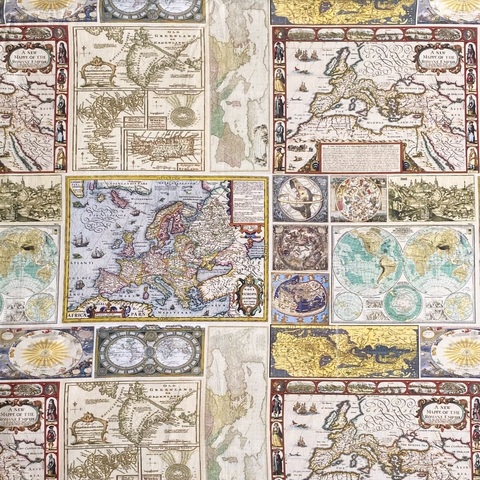 ПРЕДЗАКАЗ, СТАРИННЫЕ КАРТЫ, 100% хлопок