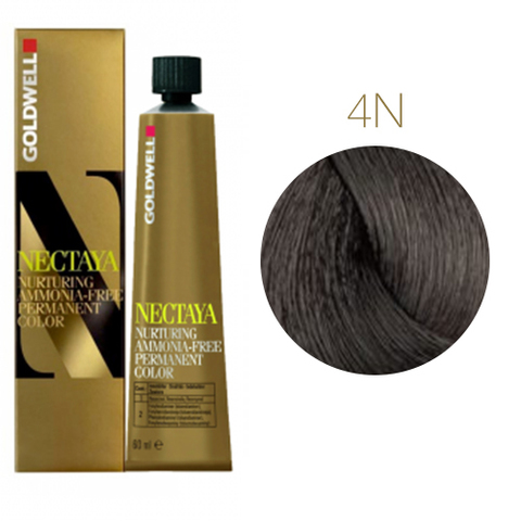 Goldwell Nectaya 4N (средне-коричневый) - Краска для волос