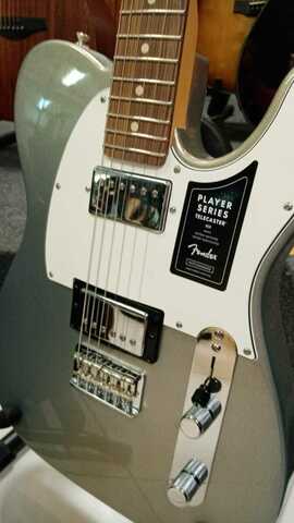 FENDER PLAYER Telecaster HH PF Silver