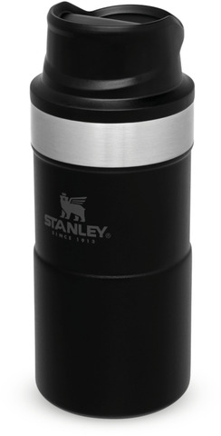 Картинка термостакан Stanley Classic Trigger Action 0,25L One hand 2.0 Черная - 1