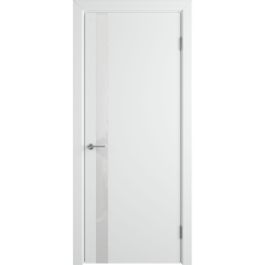 Купить Межкомнатная дверь эмаль VFD Niuta Polar белая остеклённая
