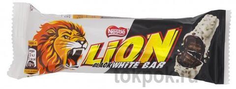 Шоколадный батончик Lion Black White, 40 гр