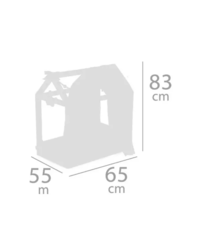 DeCuevas Кроватка для куклы с аксессуарами серии 