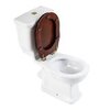 BelBagno BB115SCM-BRN Сиденье МДФ, Soft close металлическое крепление, петли Бронза