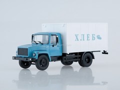 GAZ-3307 Van Bread blue-white 1:43 Our Trucks #4 (limited edition)