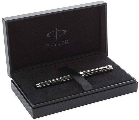 Ручка перьевая Parker Premier Luxury F565, Black CT, F (1876380)