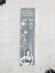 Бретель для бюстгальтера, ш. 1,5 см, прозрачный матовый