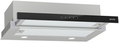 Встраиваемая вытяжка Gorenje TH64E3SGB , сенсорное управление, 350 м³/ч, 3 скорости, чёрная