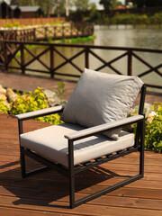 Кресло дачное садовое Stur, Oxford (Серый)