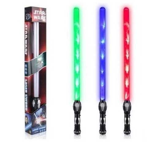 Star Wars Lightsaber Led Flashing Light Sword