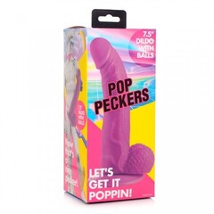 Реалистичный фаллоимитатор на присоске Pop Peckers 7.5