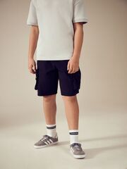 Шорты карго для мальчика Next AC6-421, Черный