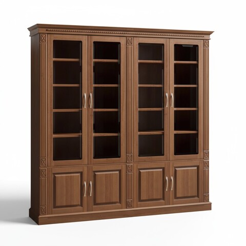 ВЕРДИ Шкаф книжный 4-дверный П3.487.2.04