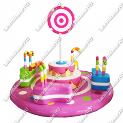 Электрическая карусель детская 4KIDS "Сластёна"