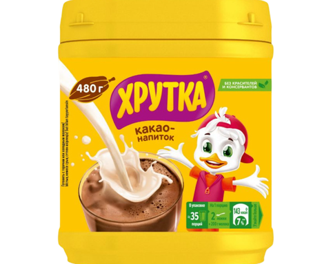 Какао - напиток Хрутка пл/б 480г, шт