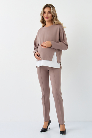 Костюм для беременных 17543 тауп