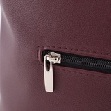 Сумка Саломея 620 гладкий бордо + черный