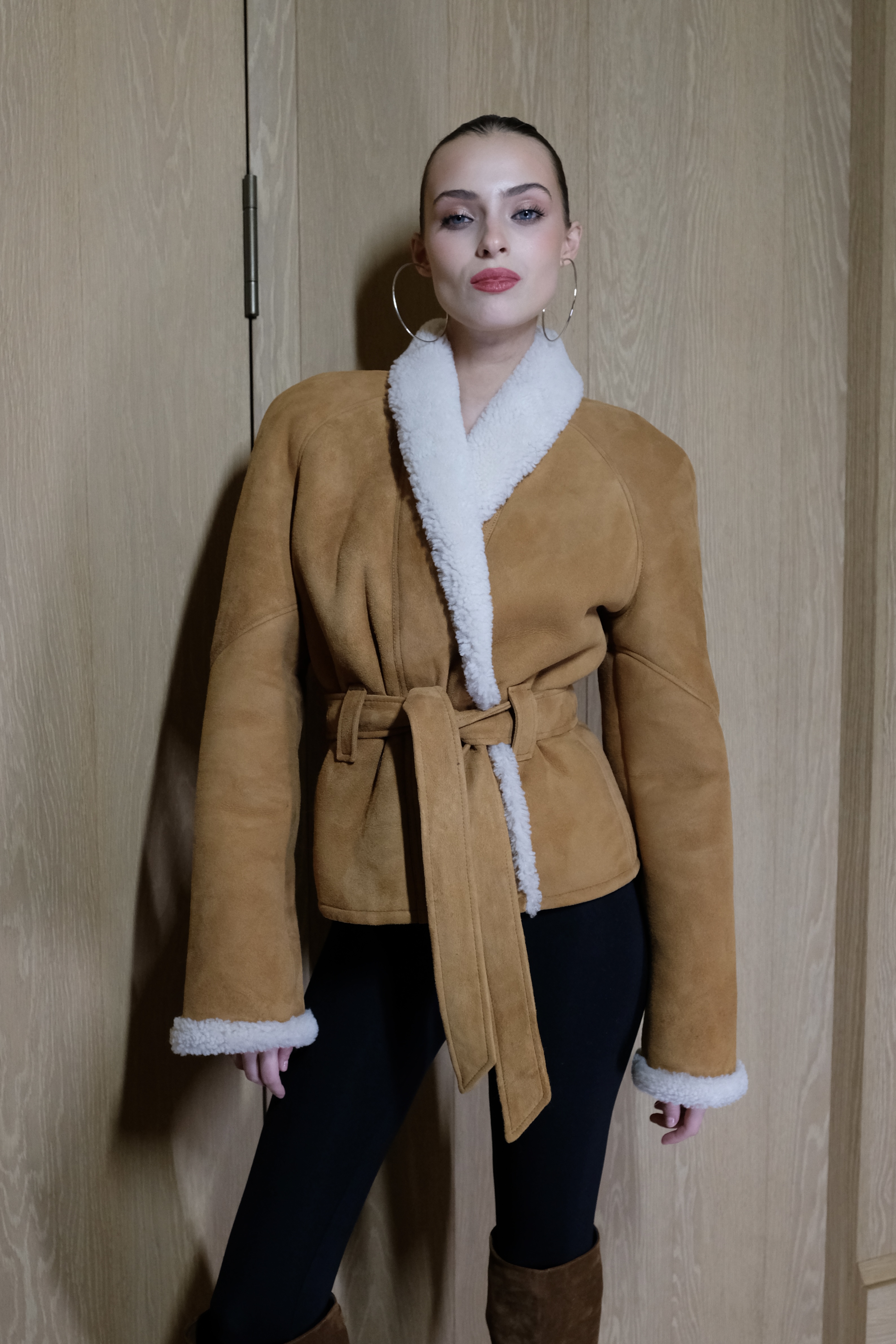 Куртка кожаная зимняя