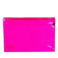 
          Папка 2 отделения, А4 235х345, Alingar, пластик, молния сверху, ассорти