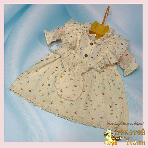 Платье хл/муслин д (1-3) 260106-L1112