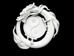 Силиконовый молд № 387 Дракон