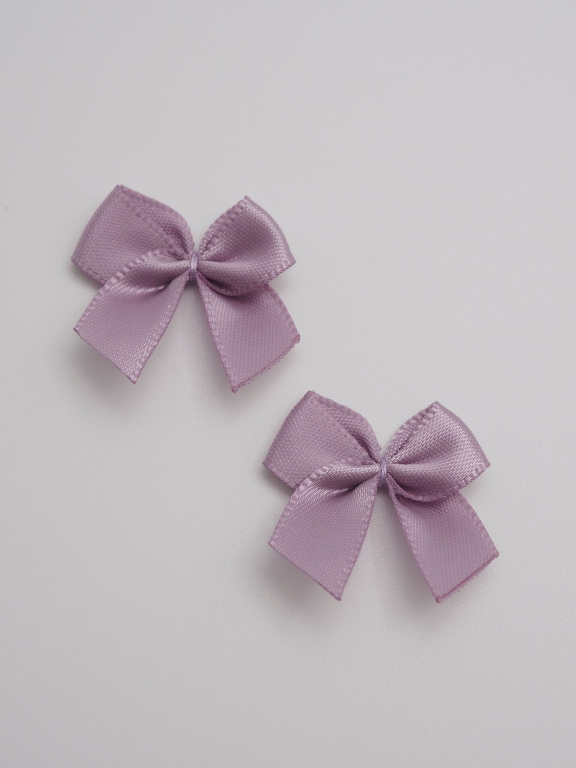 Бантик пришивной декоративный морской туман 2,5 см