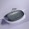 Ceramica Nova Element CN6049MDH Умывальник чаша накладная овальная, 60x38, цвет: темный антрацит матовый