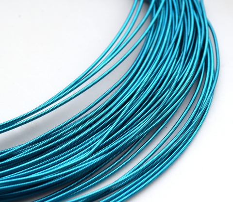 Канитель жесткая Бирюза 1 мм (№7711)
