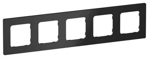 FLITE Рамка 5-мест. РУ-5-К-ФлЧ чер. IEK