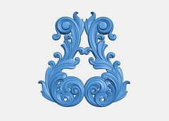 Силиконовый молд № 1967 Набор вензелей