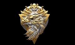 Силиконовый молд Орел№ 1797 мини