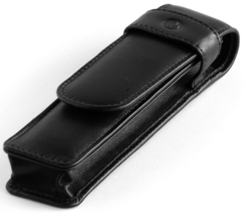 Кожаный чехол для двух ручек Pelikan TG21 черный