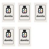 Комплект чернил Domita M UV 1 л — 5 цветов