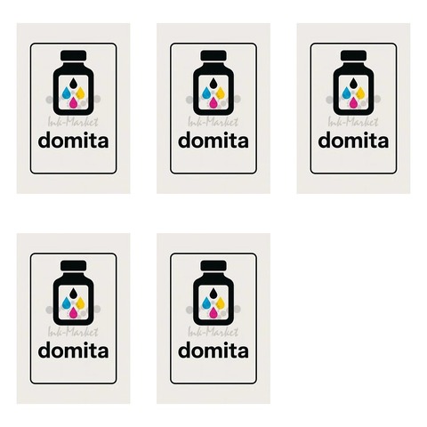 Комплект чернил Domita M UV 1 л — 5 цветов