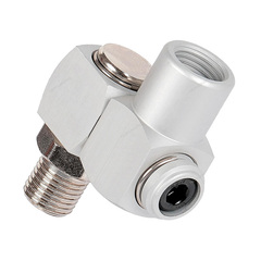NORDBERG (NPMM22S) Переходник резьбовой M1/4" - F1/4" шарнирный 360 градусов