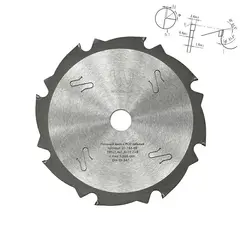 Пильный диск с зубьями PCD 165x2,4/1,6x20 Z=8 A=10 Woodwork 21.165.08