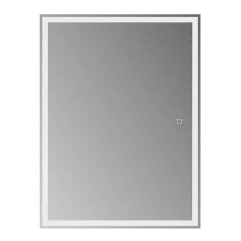 BelBagno SPC-GRT-500/800-1A-LED-TCH Зеркальный шкаф с одной распашной дверью, с двумя стеклянными полками, со встроенной подсветкой и сенсорным выключателем SPC-GRT-500/800-1A-LED-TCH