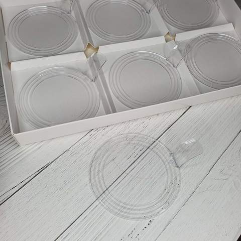 Подложка для пирожных пластиковая прозрачная (круглая)