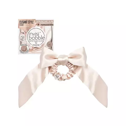 Invisibobble Резинка-Браслет Sprunchie SLIM Ballerina Bow