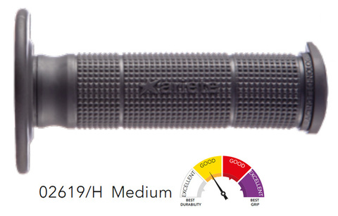 02619/H грипсы 2шт PAIR GRIPS UNITY SLIMLINE MEDIUM DARK GREY Ariete