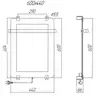 Allen Brau 8.21000.GL полотенцесушитель электрический  Infinity 60x44 (без креплений)
